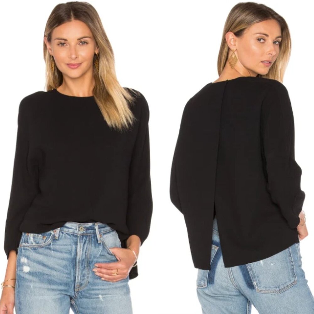 Vince Classic Black Blouse